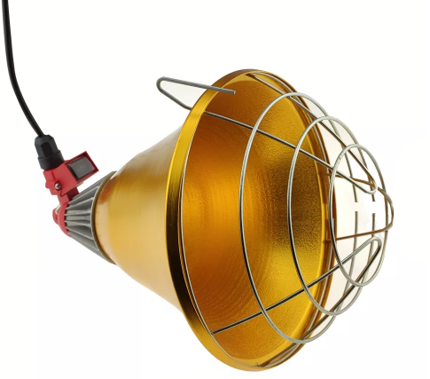Плафон отражающий д/тепловых ламп шнур 2,5 м с переключателем (с заземлением)